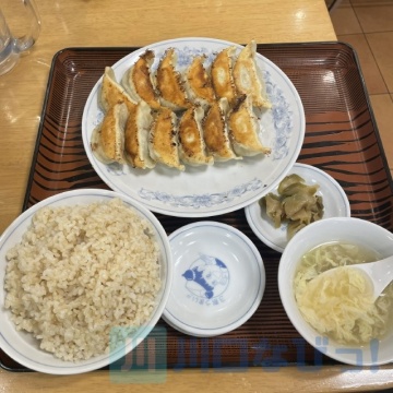 ダブル餃子定食