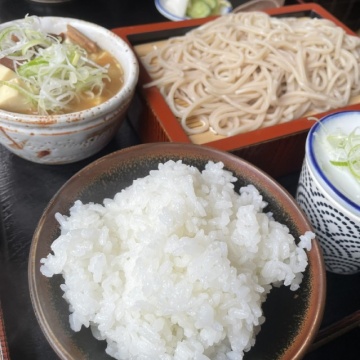 モツ煮&ざるそば